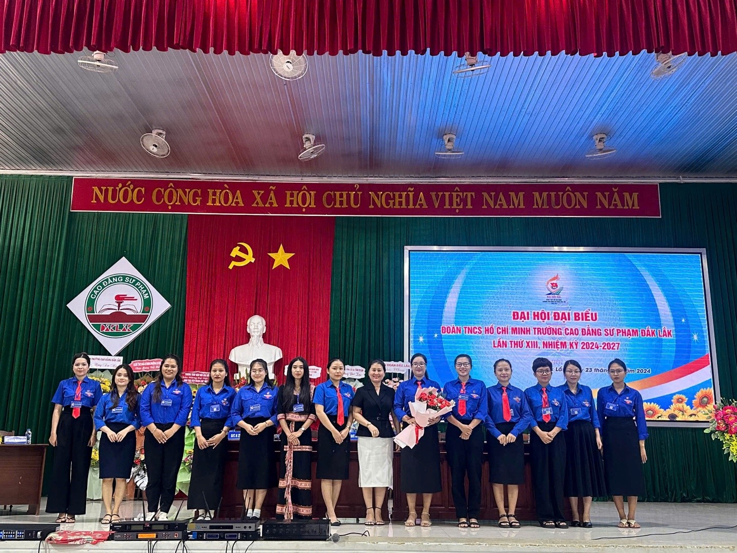 Đại hội Đại biểu Đoàn Thanh niên Cộng sản Hồ Chí Minh trường Cao đẳng Sư phạm Đắk Lắk lần thứ XIII, nhiệm kỳ 2024 - 2027